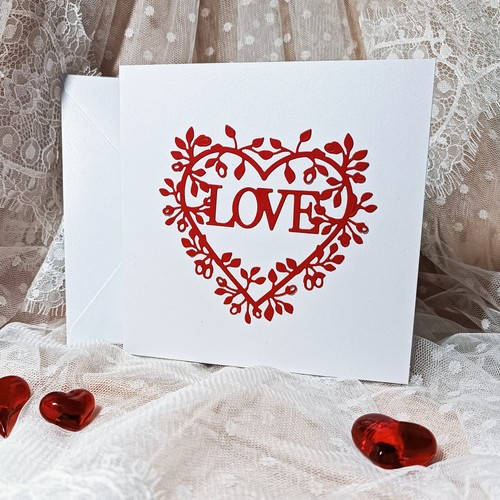 Carte Saint-Valentin, Carte de