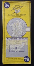 § carte MICHELIN 84 MARSEILLE