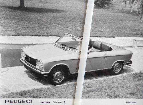 Photo presse peugeot 304 - photo,
