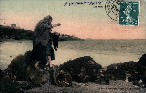 Cpa gueuse scène - gueuse, de