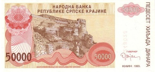 Croatie serbie krajina 1993 - croatie,