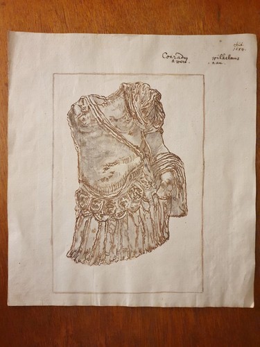 Dessin ancien xviie - ancien, /