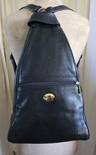 Sac Mac Douglas en cuir noir 