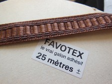 Galon vintage adhésif marron