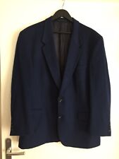 Veste vintage COURREGES HOMME bleue taille 56 laine et cachemire