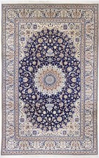Tapis Fait Main Nain 9La Avec Soie Tapis Oriental 320 X 202 Cm Tapis Persan