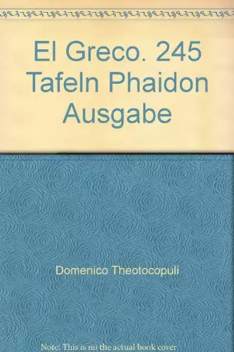 Greco 245 tafeln phaidon - tafeln,