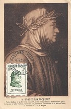 CARTE MAXIMUM 1er JOUR - N° 1082 - PETRARQUE - FONTAINE de VAUCLUSE