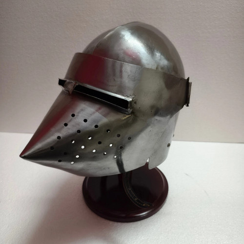 Casque visage cochon acier - casque,