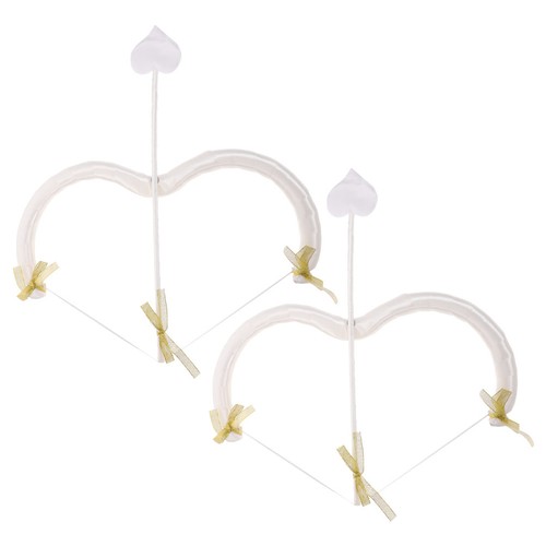 White cupid bow - cupid, arrow