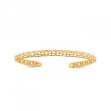 Bracelet jonc ouvert ajouré