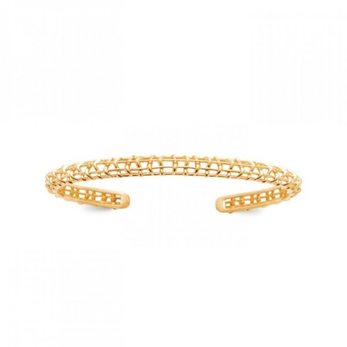 Bracelet jonc ouvert ajouré