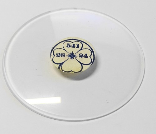 Verre montre poche gousset - 1,