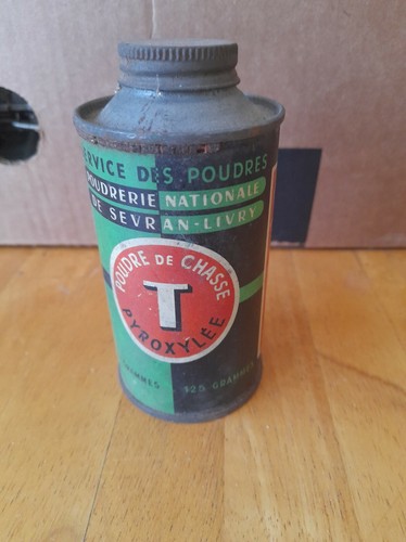 Ancien bidon boîte poudre - de,