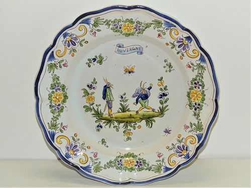Ancienne assiette decorative - ancienne,