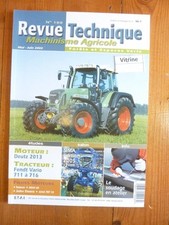 Vario 711 a 716 Revue Technique Agricole Fendt Etat - Bon Etat Occasion