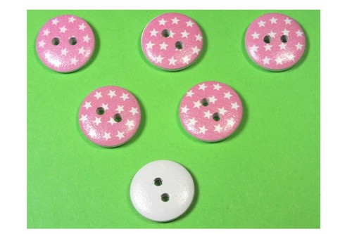 Lot boutons bois - lot, :