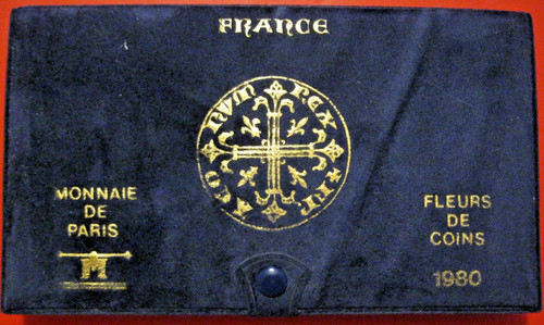 France coffret fdc 1980 10 - france., 1980,