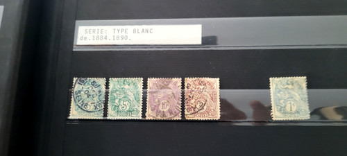 Lot timbres france série - 5,