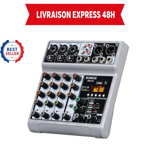 Bomge table mixage audio - de, 5