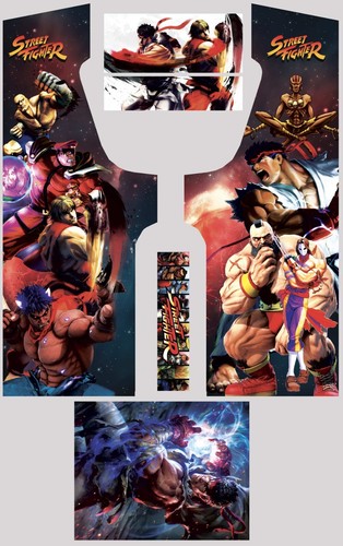 Stickers street fighter - stickers,