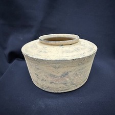 Rare grand bol ancien en terre cuite peint à la main de la vallée de l'Indus