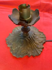 Ancien pied de lampe en bronze