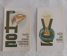 image pieuse lot de 2 profession de foi 1964