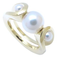 Bague MIKIMOTO en or jaune 18