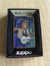 BRIQUET ZIPPO ESSENCE - JOHNNY HALLYDAY BLEU - Collection , OCCASION TBE - F 09