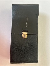 Sacoche - porte carte routière/Guide Michelin en cuir / LE TANNEUR. vintage.