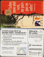 F384.1 L’AUDE la FORET TELECARTE 50 u PUCE GEM1A 1993/06 ET 2eme Moréno