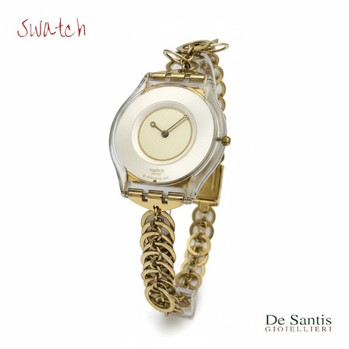 Montre swatch skin gold - montre,