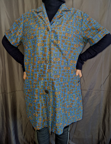 Nylon dederon smock apron - nylon,