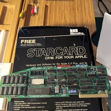 Apple II StarCard avec boîte d'origine manuelle et garantie entièrement testé...
