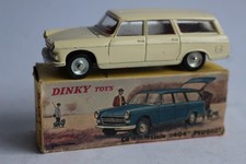 DINKY TOYS 525 Voiture Commerciale 404 Peugeot blanche Jouet (39555)