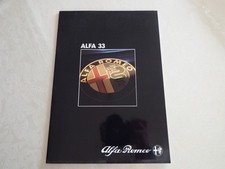 Ancienne Brochure de Vente ALFA 33 ALFA ROMEO 1983/1995