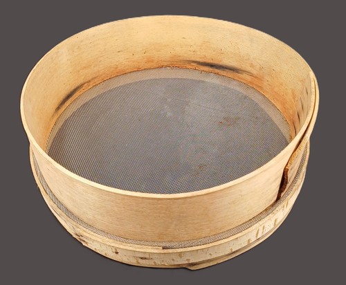 Tamis ancien bois metal ø - tamis,