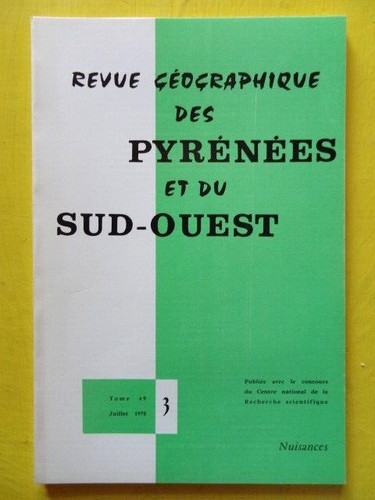 Revue géographique pyrénées - revue,