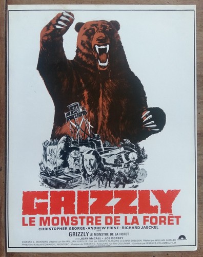 Plaquette grizzly monstre - grizzly, le