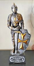 STATUE JEAN DE LA VALETTE - COLLECTION CHEVALIER MALTE - 30CM