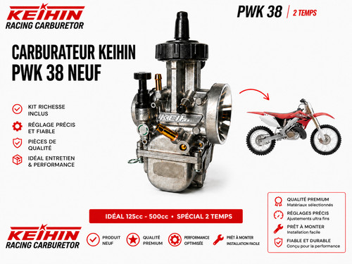 Honda cr125 cr250 carburateur - honda,