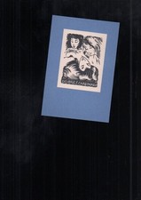 vieux papier ex libris nu curiosa carbonara FM 1957 Frans Masereel