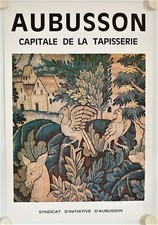 Affiche aubusson capitale - capitale, de