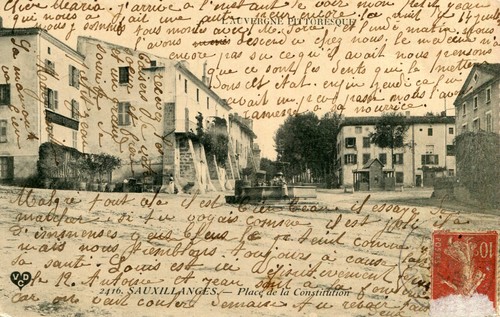 Carte sauxillanges place la - carte,