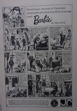 publicité   poupee BARBIE   ANNEE 1965    M 1230
