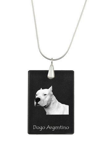 Dogue argentin pendentif en - argentin,