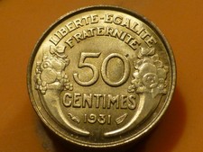 50 CENTIMES - MORLON (Br/Alu) - 1931 - MAGNIFIQUE & RARE QUALITE SPL/FDC !