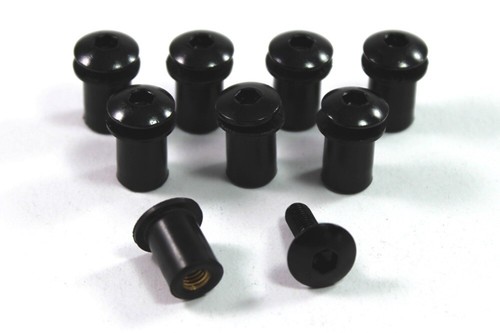 Noir anodisé aluminium - noir,