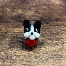 Figurine en verre bouledogue